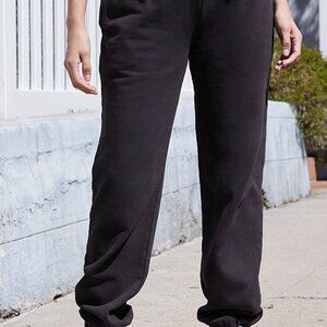 John Galt x Brandy Melville Black Rosa Sweatpants